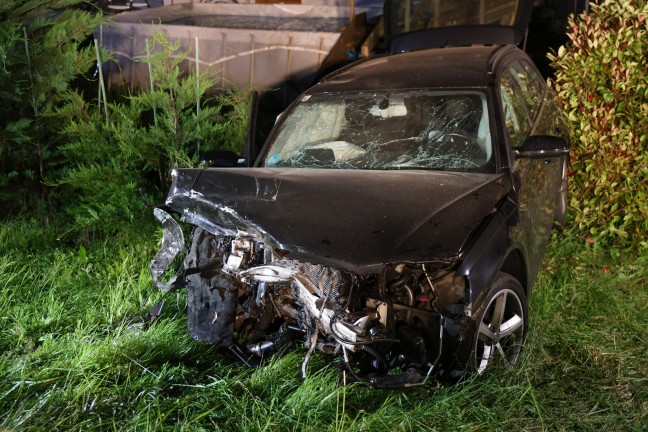 Frontalcrash auf Kremstalstrae bei Kematen an der Krems fordert fnf teils Schwerverletzte