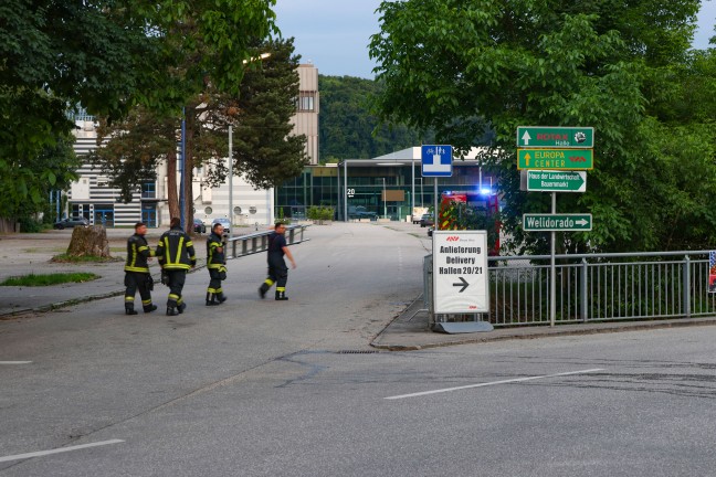 Wels-Lichtenegg: Taucher der Feuerwehr zur Bergung von Kennzeichen aus dem Welser M�hlbach alarmiert