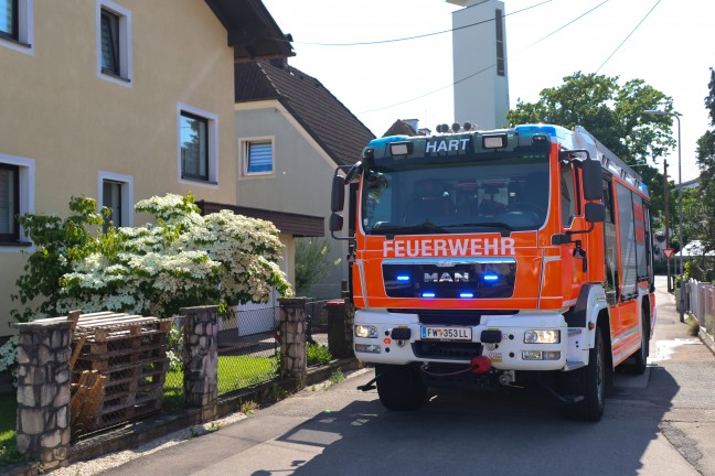 Angebranntes Kochgut: Drei Feuerwehren zu Kchenbrand in einem Wohnhaus in Leonding alarmiert