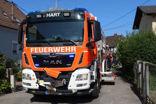 Angebranntes Kochgut: Drei Feuerwehren zu Kchenbrand in einem Wohnhaus in Leonding alarmiert