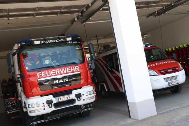 Schnelle Entwarnung nach Kchenbrand in einem Wohnhaus in Pfarrkirchen bei Bad Hall