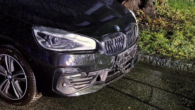 Gerippe blieb brig: Leichtfahrzeug in Steyr-Innere Stadt in Vollbrand