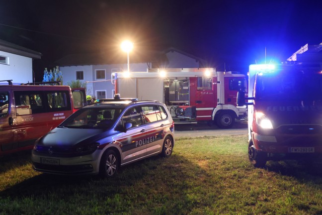 Fnf Verletzte bei Glimmbrand in der Kche eines Einfamilienhauses in Hofkirchen an der Trattnach