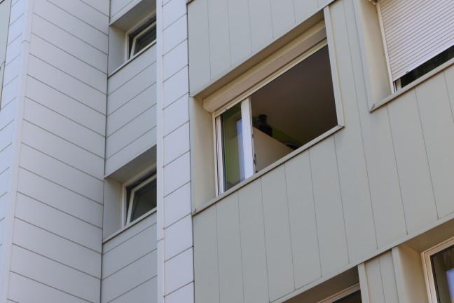Angebranntes Kochgut sorgte fr Einsatz in einer Wohnung eines Hochhauses in Leonding