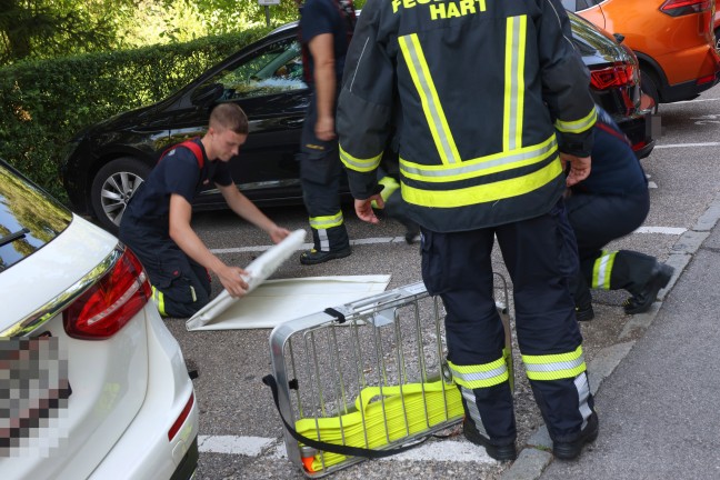 Angebranntes Kochgut sorgte fr Einsatz in einer Wohnung eines Hochhauses in Leonding