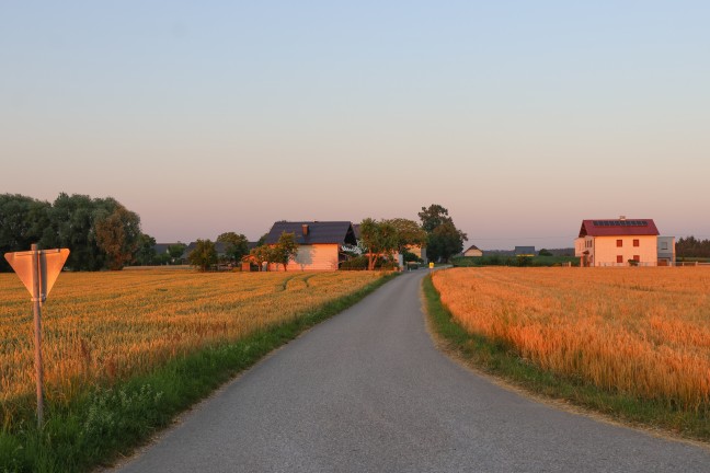 Vermeintlicher Bauernhofbrand in Steinerkirchen an der Traun war Rauch bei Feuerwehr�bung