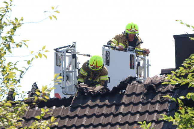 Sechs Feuerwehren bei Brand im Dachbereich eines Wohnhauses in Kematen an der Krems im Einsatz