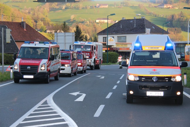 Tunnelübung der Einsatzkräfte von Feuerwehr und Rotem Kreuz in Grünburg