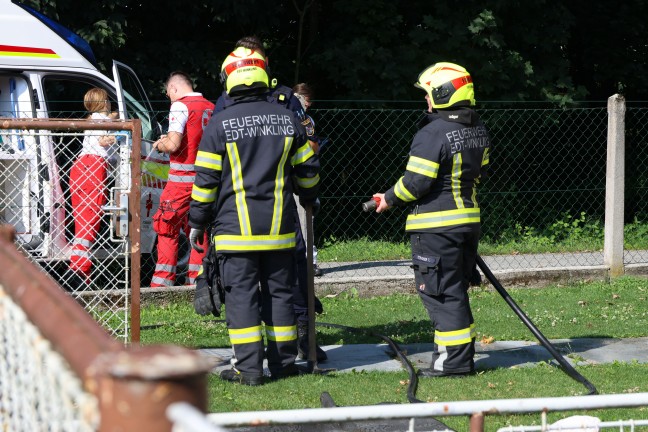 Vier Verletzte bei Brand in einem Einfamilienhaus in Edt bei Lambach
