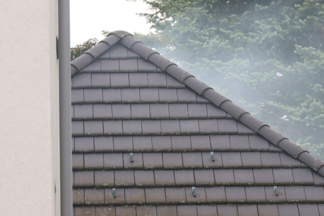 Brand in einem Nebengeb�ude eines Wohnhauses in Wels-Pernau noch rechtzeitig entdeckt