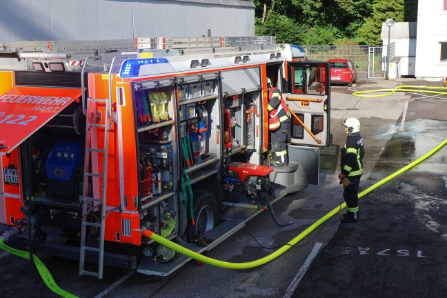 Wohungsbrand in Leonding: Person aus f�nftem Stock gerettet - Hund �berlebte Brand nicht