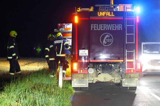 Wildunfall f�hrte zu neuerlichem Einsatz einer Feuerwehr in Steinhaus