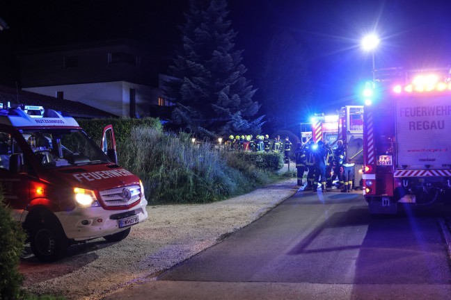 Einsatz f�r zwei Feuerwehren bei Kleinbrand im Keller eines Wohnhauses in Regau