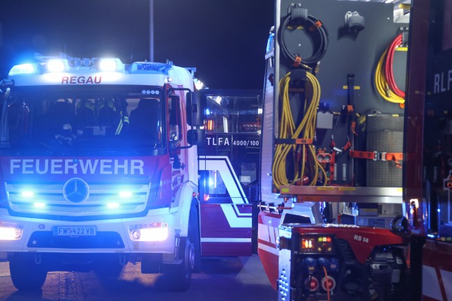 Einsatz f�r zwei Feuerwehren bei Kleinbrand im Keller eines Wohnhauses in Regau