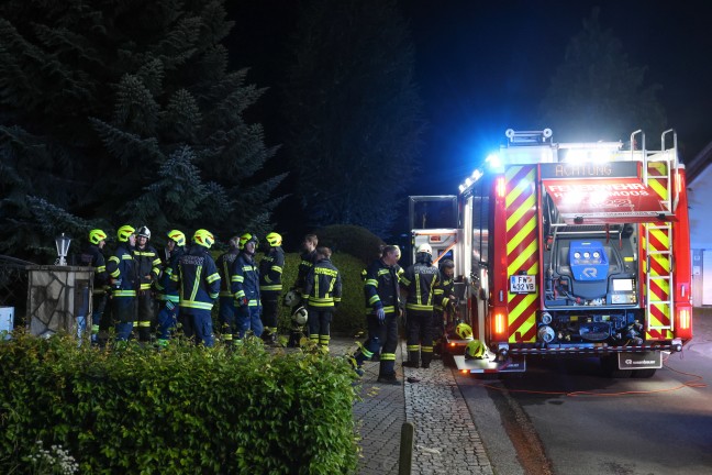 Einsatz f�r zwei Feuerwehren bei Kleinbrand im Keller eines Wohnhauses in Regau
