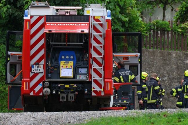 Brand einer Selche in einem landwirtschaftlichen Geb�ude in Kremsm�nster