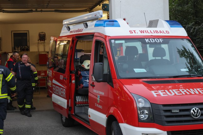 Personensuche: Elf Feuerwehren bei gro�angelegter Suche nach abg�ngigem Mann in Kallham im Einsatz