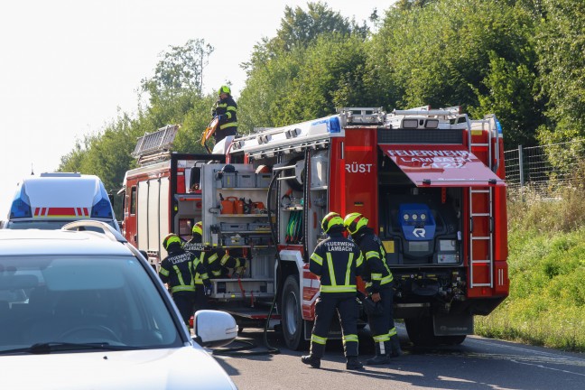 Frontalcrash zweier PKW auf Wiener Stra�e in Edt bei Lambach fordert zwei Todesopfer (45 und 71)