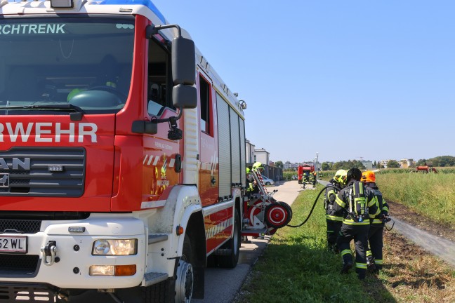 Flurbrand in Marchtrenk sorgte f�r Einsatz zweier Feuerwehren