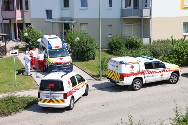 Angebranntes Kochgut: Betagte Bewohnerin nach Einsatz in Wels-Vogelweide ins Klinikum gebracht