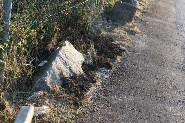 Kleinfl�chiger Flurbrand in Wels-Neustadt sorgte f�r Einsatz der Feuerwehr