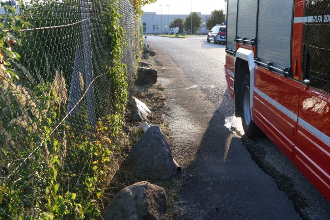 Kleinfl�chiger Flurbrand in Wels-Neustadt sorgte f�r Einsatz der Feuerwehr