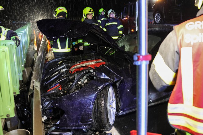 Sportwagen involviert: Schwerer Crash auf Pyhrnautobahn bei Spital am Pyhrn