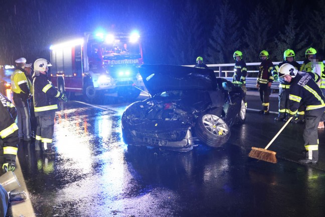 Sportwagen involviert: Schwerer Crash auf Pyhrnautobahn bei Spital am Pyhrn