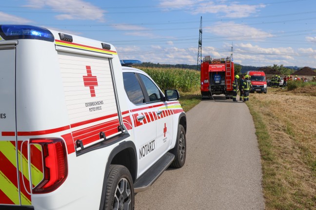 T�dlicher Verkehrsunfall: Auto in Dietach frontal gegen Mauer gekracht