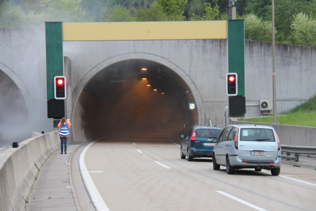Große Einsatzübung im Kremsursprungtunnel