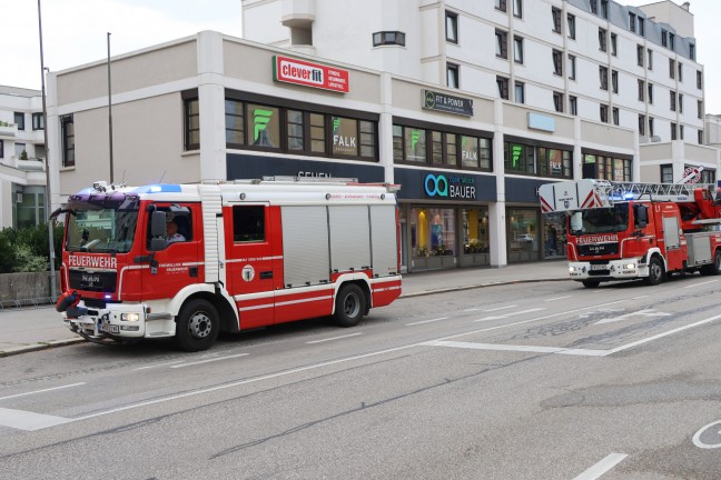 Brandverdacht: Angebrannte Speisen in einer Wohnung in Wels-Innenstadt