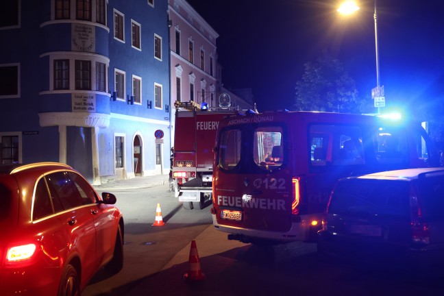 Kleinbrand in einem Wohngeb�ude in Aschach an der Donau durch piepsenden Rauchmelder entdeckt