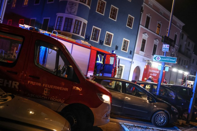 Kleinbrand in einem Wohngeb�ude in Aschach an der Donau durch piepsenden Rauchmelder entdeckt