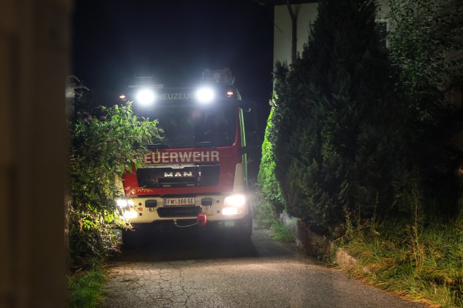 Personenrettung: Einsatzkr�fte zur Rettung einer Person aus unwegsamem Gel�nde in Sierning alarmiert