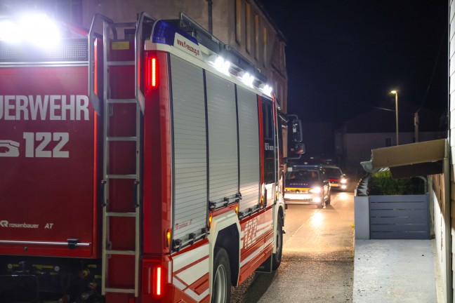Personenrettung: Einsatzkr�fte zur Rettung einer Person aus unwegsamem Gel�nde in Sierning alarmiert