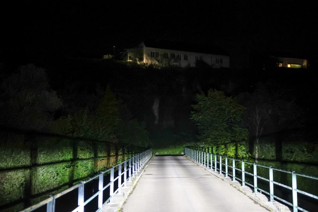 Personenrettung: Einsatzkr�fte zur Rettung einer Person aus unwegsamem Gel�nde in Sierning alarmiert