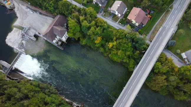 Schnorchelunfall in Roitham am Traunfall: Vier teils Schwerverletzte beim Schnorcheln in der Traun 