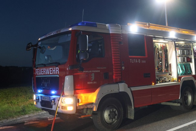 T�dliche Kollision zwischen Motorroller und Motorrad auf Voralpenstra�e bei Rohr im Kremstal