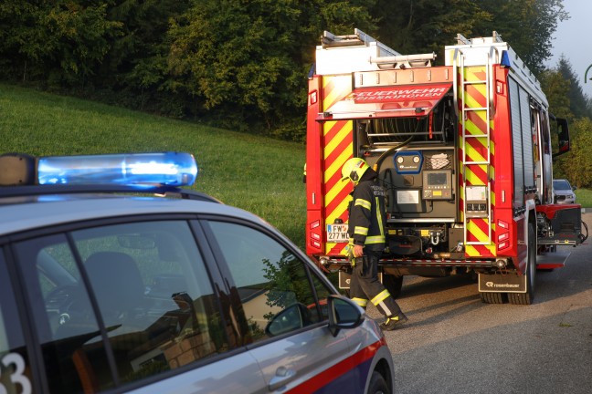Verpuffung an Pelletsheizung sorgte f�r morgendlichen Feuerwehreinsatz in Wei�kirchen an der Traun