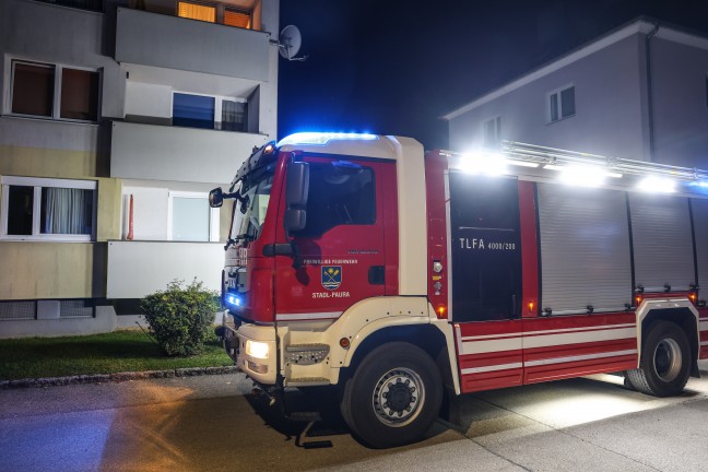 Einsatz der Feuerwehr und Energieversorgers nach wahrgenommenem Gasgeruch in Stadl-Paura