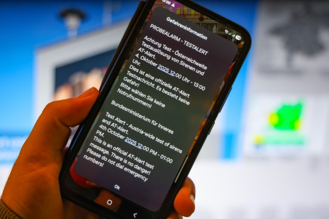 AT-Alert und Sirenen: �sterreichweiter Zivilschutz-Probealarm am 04. Oktober 2025