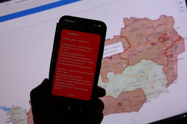 AT-Alert und Sirenen: �sterreichweiter Zivilschutz-Probealarm am 04. Oktober 2025