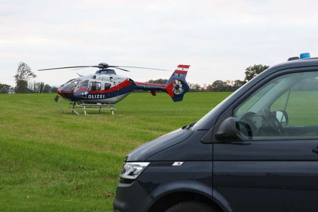 Cobraeinsatz: Polizeigro�aufgebot bei Bauernhof in Vorchdorf im Einsatz