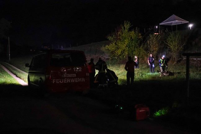 Traunkirchen: Drohnen der Feuerwehr bei gro�er Suchaktion nach abg�ngiger Frau im Einsatz