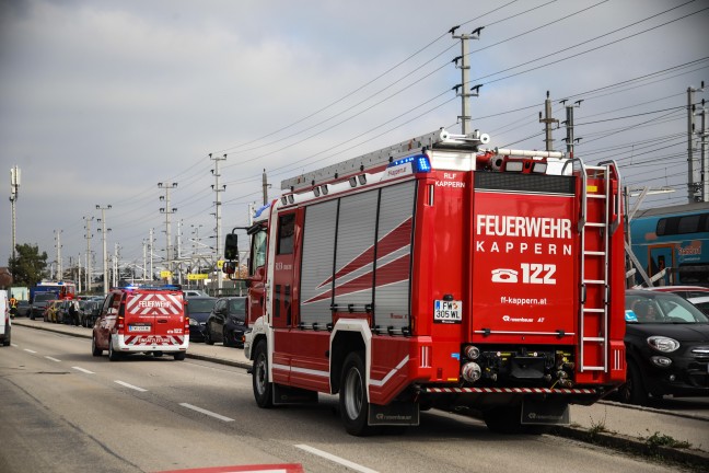 Personenzug abgeschleppt: Drei Feuerwehren zu Personenevakuierung nach Marchtrenk alarmiert