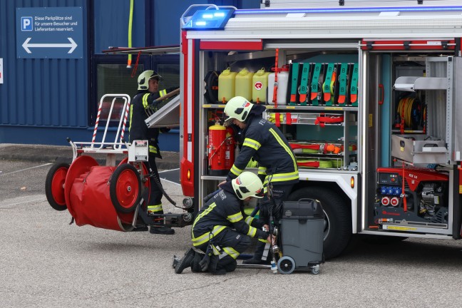Sprinkleranlage l�schte Brand in Kantinenk�che bei M�belhauszentrale in Wels-Neustadt