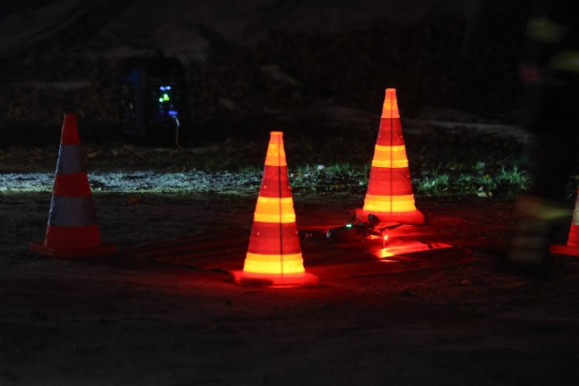 Personensuche: Feuerwehr zu n�chtlicher Suchaktion nach Polizeieinsatz in Wels-Innenstadt alarmiert