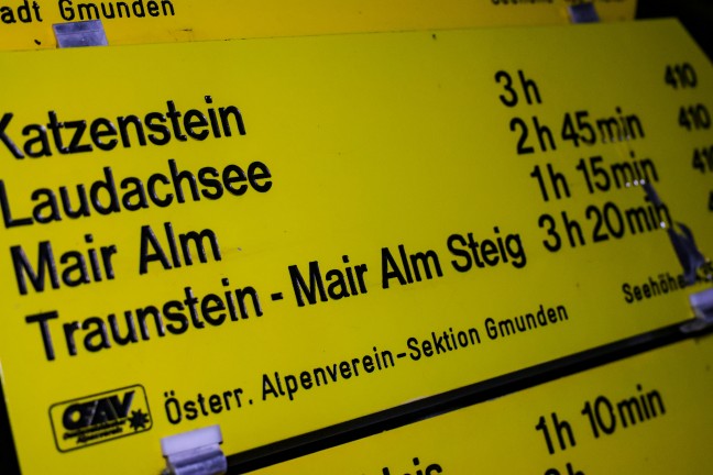 Bergsteigerin (63) erlag nach Absturz am Traunstein im Klinikum ihren schweren Verletzungen