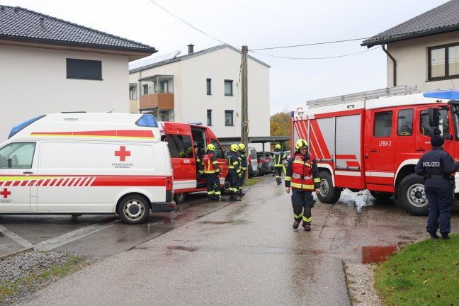 Zimmerbrand in einem Einfamilienhaus in Weibern rasch unter Kontrolle gebracht