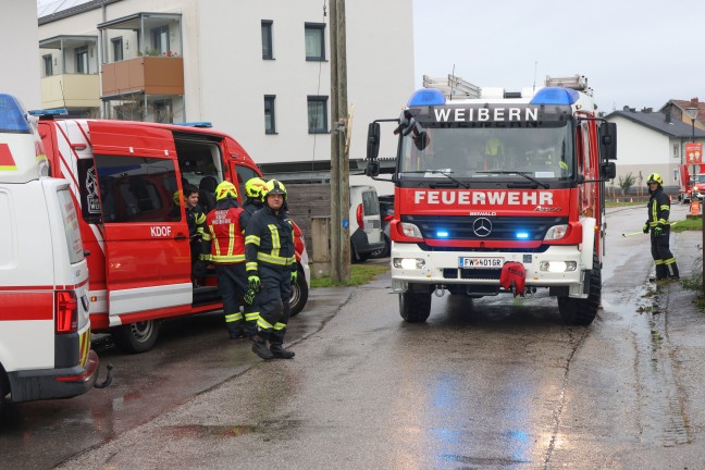 Zimmerbrand in einem Einfamilienhaus in Weibern rasch unter Kontrolle gebracht
